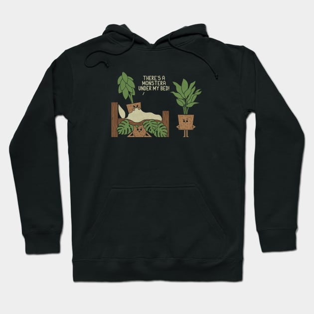 Under The Bed Hoodie by HandsOffMyDinosaur